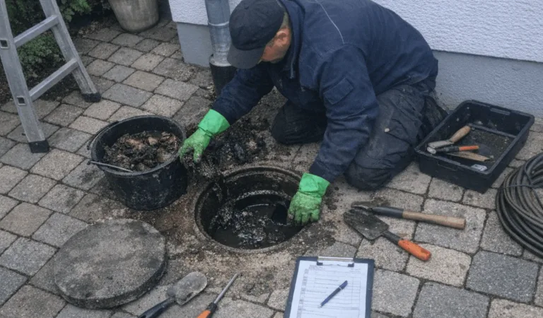 Ruhige Wohnstraße in Auerberg, Bonn & Umgebung, mit Einfamilienhäusern und gepflegten Gehwegen